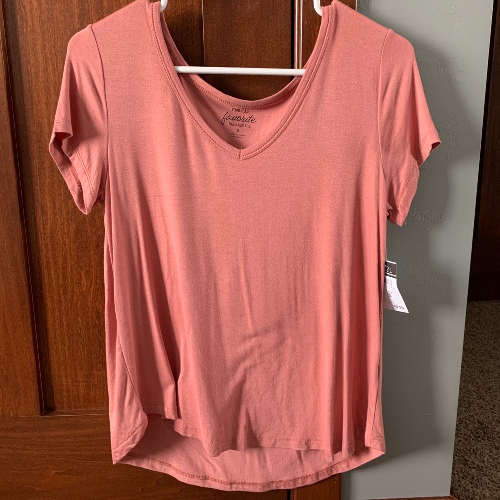 Pink relaxed tee